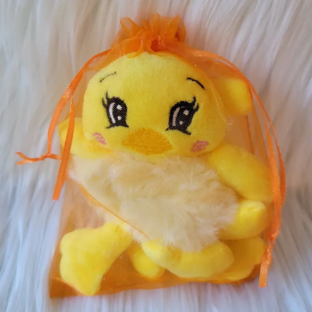 Set of 2 Plush Duck Scrunchies